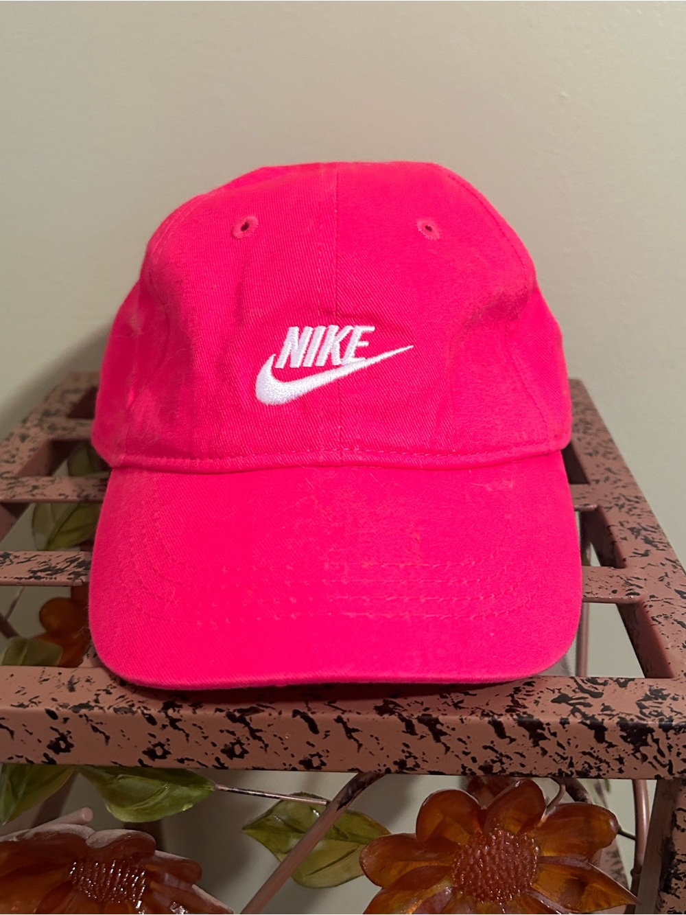Nike Toddler Classic Swoosh Futura Heritage86 Cap Hat Hot Pink Fireberry 1-3 Yrs